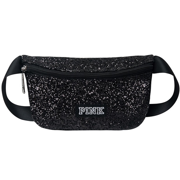 pink fanny pack black
